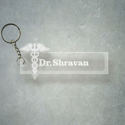 SY Gifts Doctor Logo Desigh With Shravan Name Key Chain