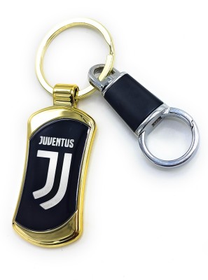 Jdp Novelty Premium Metalic Keyring for Football Club Lover juve-ntus Logo Key Chain