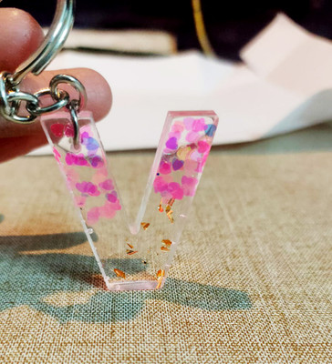 sreearts D letter keychain||trending keychain| keychain Key Chain