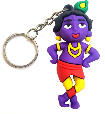 ShopTalk Bal Krishna High Quality rubber Key Chain