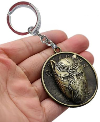 DKERAOD K-DK-23 Panther Mask Design Hook Metal Keyring Keychain Bike Car Scooty Etc Key Chain