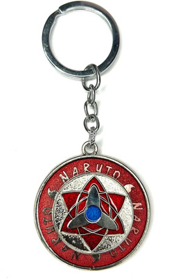 FLAMBE New Naruto Rotating Red Keychain Key Chain