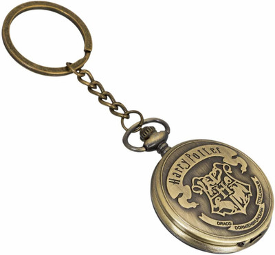 GIKH KeyChain_Harry Potter Theme Beautiful Designer Pocket Watch Vintage Clock Key Chain
