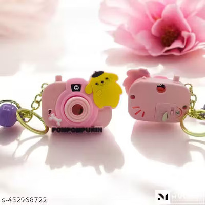 leegon Stylish Camera Keychain with Built-in Projector For Kids Key Chain (Pink) Key Chain