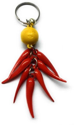 Neha Fancy Model Keychain with Red Chilli Design Pack Of 1 Key Chain