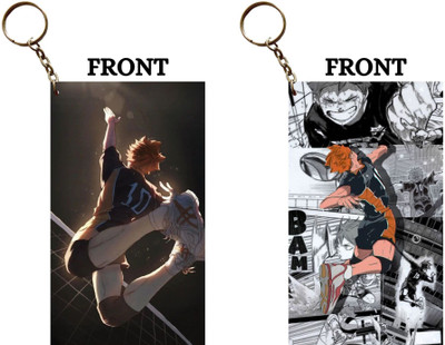 Hariyaali Enterprises LLP Haikyu! KARASUNO'S GOING TO BE ACE SHOYO HINATA Unique Style 2 pcs Combo Key Chain