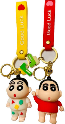 BBG NEW_Cute Shinchan 3D pvc premium quality keychain for cartoon lovers Key Chain