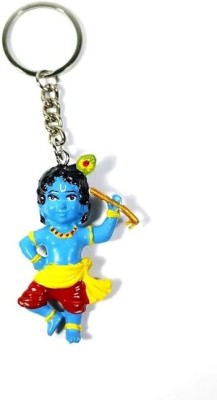 MITTRA Indiacraft Dancing Krishna With Flute Key Chain