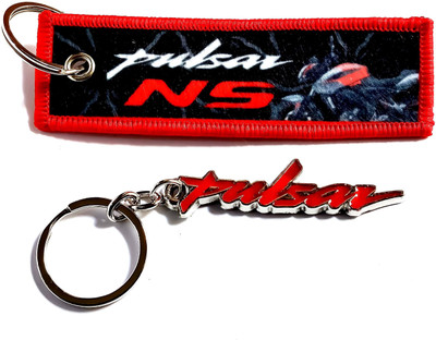 ShopTop Combo Pulsar { Cloth NS and red Metal} 002NS0 Key Chain
