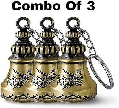 RHINETOYS Guardian Bell For Bike Keychain | Good Luck Charm(Pack Of 3) Key Chain