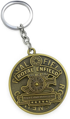 R BULLET Men and Women Classic Bullet Bike Brass Metal Keychains Key Chain