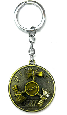 FLAMBE Marvel Thor Axe Kulhadi Rotating Keychain Key Chain