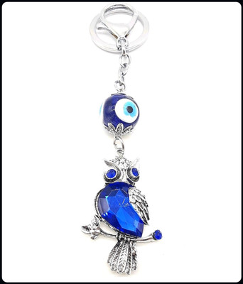 gtrp Owl Design Blue Evil Eye-A Key Chain