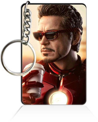 Party Gift Printed Wooden Rectangle Hero key ring Keychain PGRQ255KY (18) Key Chain