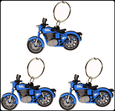 gtrp Keychain-Re Blue Bike Doublesided (Pack of 3) Key Chain Key Chain