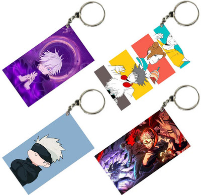 MITTRA JUJUTSU KAISEN Anime Unique Style 4 pcs Combo Key Chain