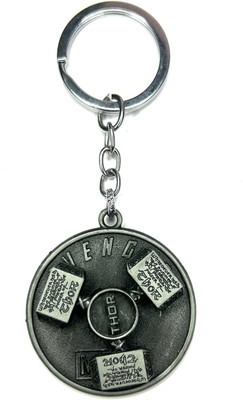 FLAMBE Marvel Thor Hammer Rotating Keychain Key Chain