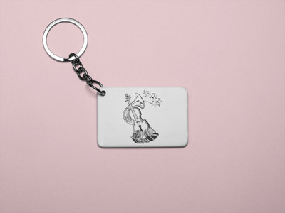 DOGAR ESSENTIALS Musical instrument Printed Acrylic Keychain (Set of 2) Key Chain