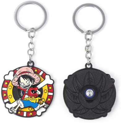 Aadekh Craft Surprise Anime & Cartoon Spinner Keychain Random Character Key Chain