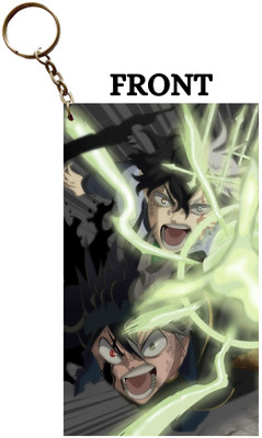 Hariyaali Enterprises LLP Black Clover ASTA AND YUNO FULL RAGE MODE IN THE BATTLE Anime Key Chain