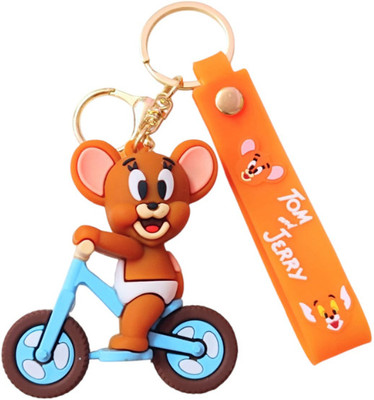 PEARLISH Jerry Bicycle 3D Premium Quality Keychain Key Chain