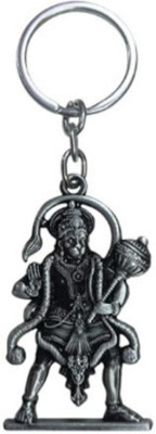 PEARLISH Premium Quality Hanuman Ji/Lord Hanuman Keychain (Silver) X-1 Key Chain