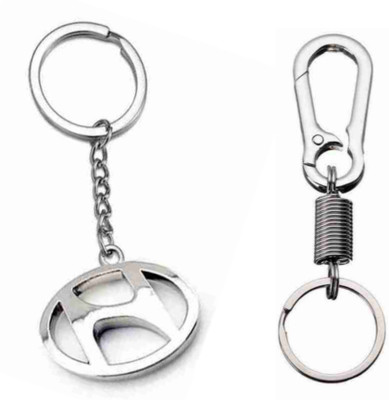 Jainsburys Combo of Hyundai Metal & Bukkle Hook keychain Key Chain