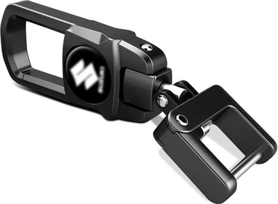Jainzon Metal for Suzuki Cars| Premium Stainless Steel | Black Color-S206 Key Chain