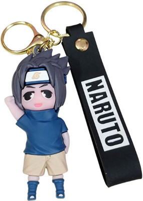 PEARLISH Naruto Anime Sasuke Uchiha 3D Keychain Key Chain