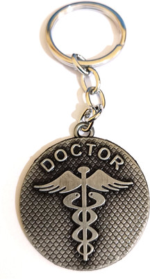 MISMIL Grey colour Metal Doctor Key Chain