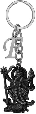 M Men Style Hindu Deity Powerful Goddess Maha Kali Initial Letter Alphabet - E SKey2022467 Key Chain
