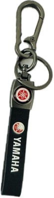 SHRI JI Premium High-quality Leather Patti Yamaha Keychain Red logo Key Chain