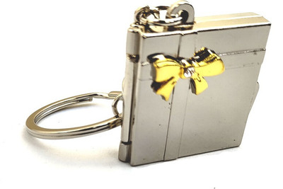 GKCH keychain-silver metal with double sided photo frame Key Chain