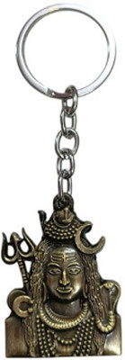 PEARLISH Lord Shiva /Shiv Ji Premium Quality Keychain (Golden) Key Chain