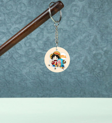 Special Trend Hub The Fearless Printed Round Anime Keychains Pack of 2 Key Chain