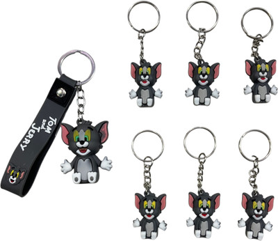 SRD TRADERS Tom Gang Silicon Keychains | Keyrings Tom Cartoon | Cartoon character keyrings Key Chain