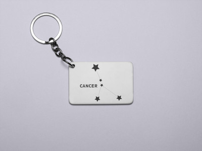 Rushaan Cancer stars - Printed Acrylic Keychains(Pack Of 2) Key Chain