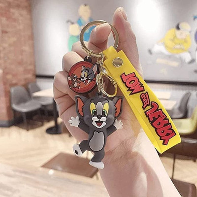 gtrp key Chain-Cute jumping Tom 3D Keychain With Charm Key Chain Key Chain
