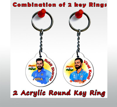 GIFT CRAFT WB Combo of Virat & Rohit Key Chain