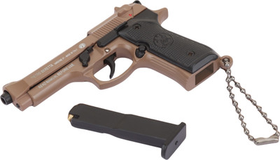 Beretta Metal Miniature Model Collectible Non Firing Model with Various Feature (Desert) Key Chain