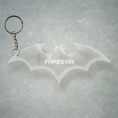 SY Gifts Batman Logo Desigh With Fareeha Name Key Chain