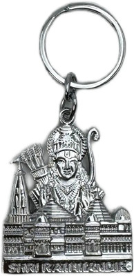 Buko Jai Shree Ram Double-Sided Metal Keychain Bhagwan Series Collection Anti Rust Key Chain