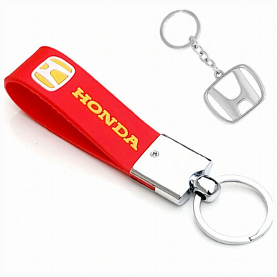 ADOREAL HONDA KEYCHAIN AND KEYRING FOR ELEVATE | CITY | CIVIC | WR-V | JAZZ COMBO PACK Key Chain