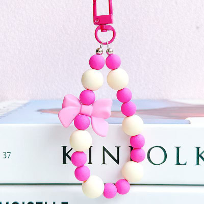 Baby Dino PearlBliss Bow Keychain Key Chain