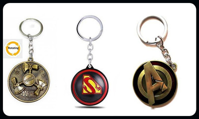 OHZEN Thor HunterSupermanAvenger A Logo Keychain keychain_J670 Key Chain