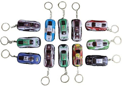 ArtBundle Racing Car theme Keychain,car Design- Return Gifts for all age group-Pack of 24 Key Chain
