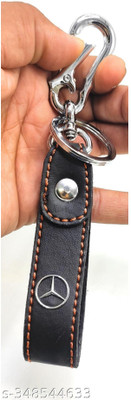 Jdp Novelty Premium Quality Leather Metal Keychain Hook.benzz Key Chain