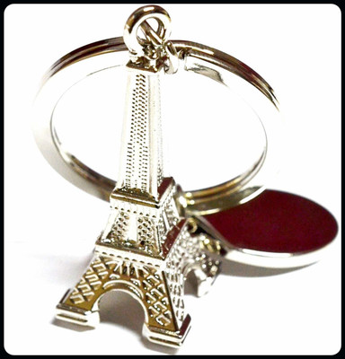 gtrp Keychain-Silver Eiffel Tower & Keychain Key Chain