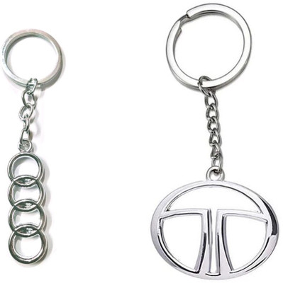 GSV Tata,AudiLogo silver metal Keychain best quality keychain Key Chain