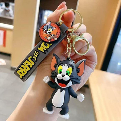 gtrp Tom and Jerry Keychain | keyring and bag hanging accessory | Tom and jerry Key Chain